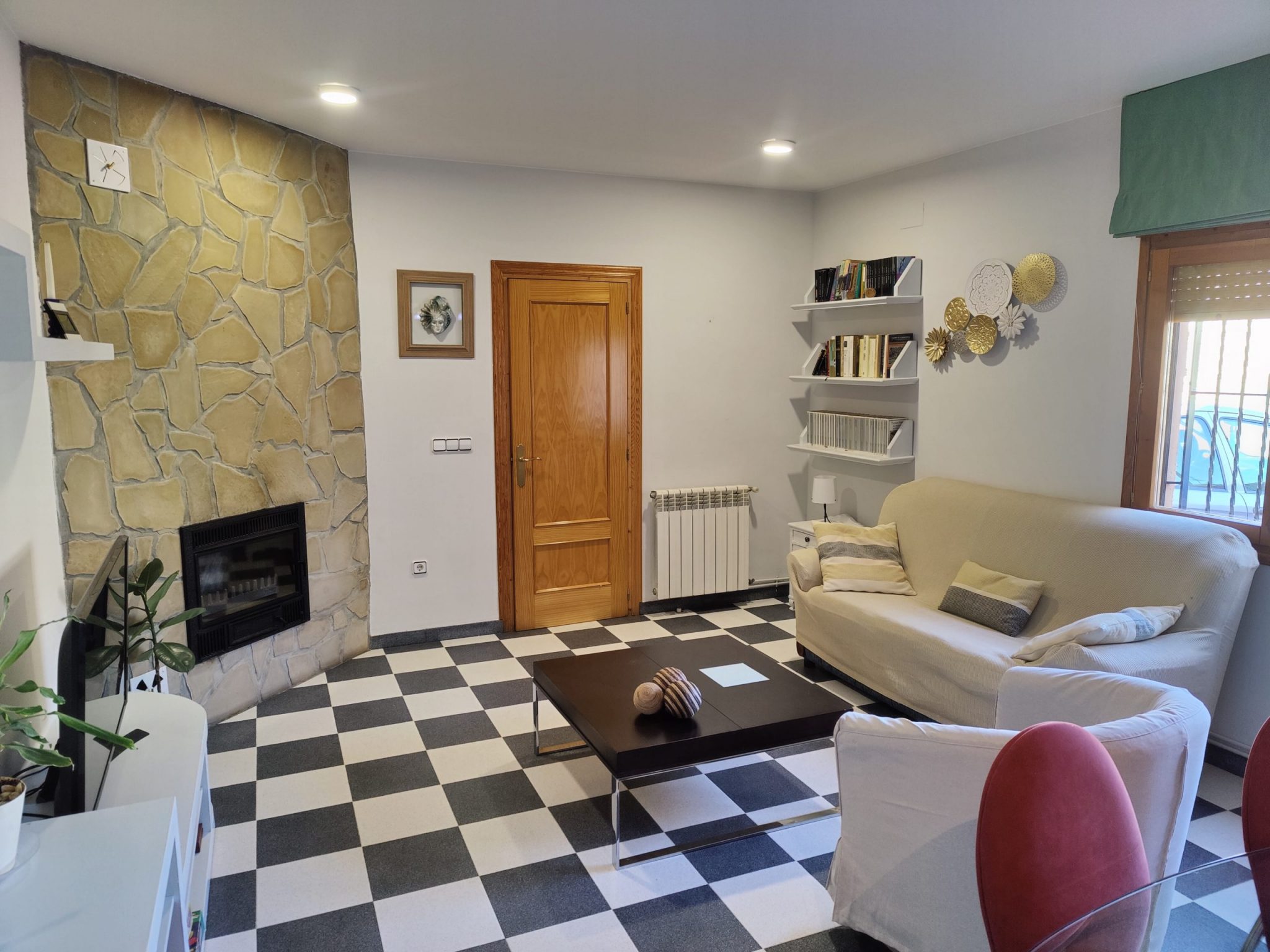 Salón, zona del hogar